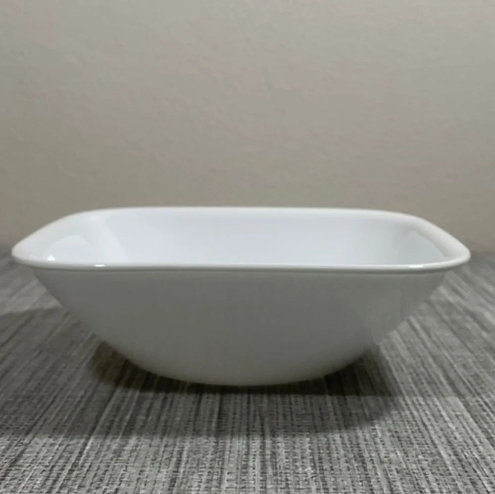 Corelle White Square Bowls (4)